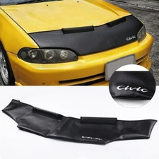 Fit For Honda Civic 92-1995 EG EJ Car Bonnet Hood Bra Wind & Bug Deflectors