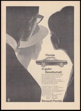 Renault Floride - Reklame Werbeanzeige Original-Werbung 1960
