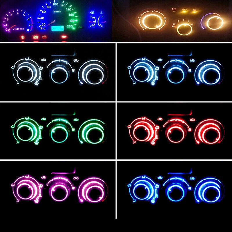 10/20pcs Car T3 Neo Wedge Instrument Cluster Lamps Gauge LED Bulbs Accessories ` - Image 3 of 4