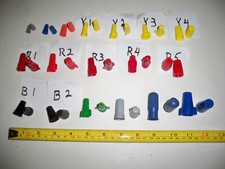 WIRE CONNECTORS TWIST ON CONICAL NUT NUTS SMALL - LARGE 25,50,100PC NOS MADE USA
