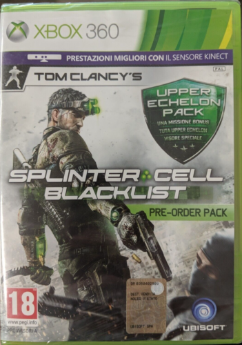 Splinter Cell Blacklist PRE-ORDER PACK XBOX 360 NO GIOCO (Upper Echelon Pack) - Imagen 1 de 2