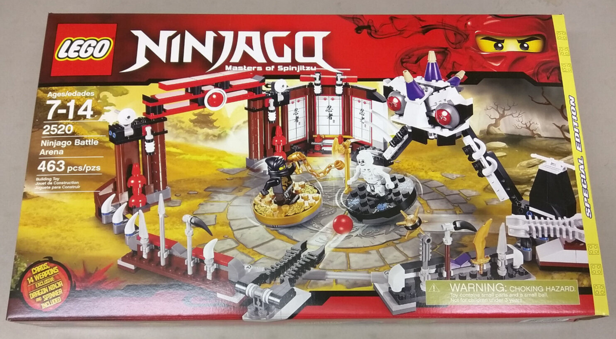 LEGO Ninjago 2520 Battle Arena NEW! Cole DX Bonezai Bone Axe