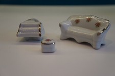 Dolls House  Furniture Ornaments piano, stool, settee
