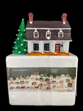 1989 Yuletide Snow Hamlet Porcelain Dutch Colonial House #703 Christmas MINT