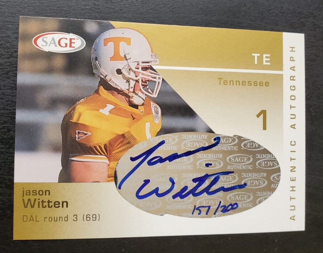 Jason Witten SA-GE Autographs #A44 Gold