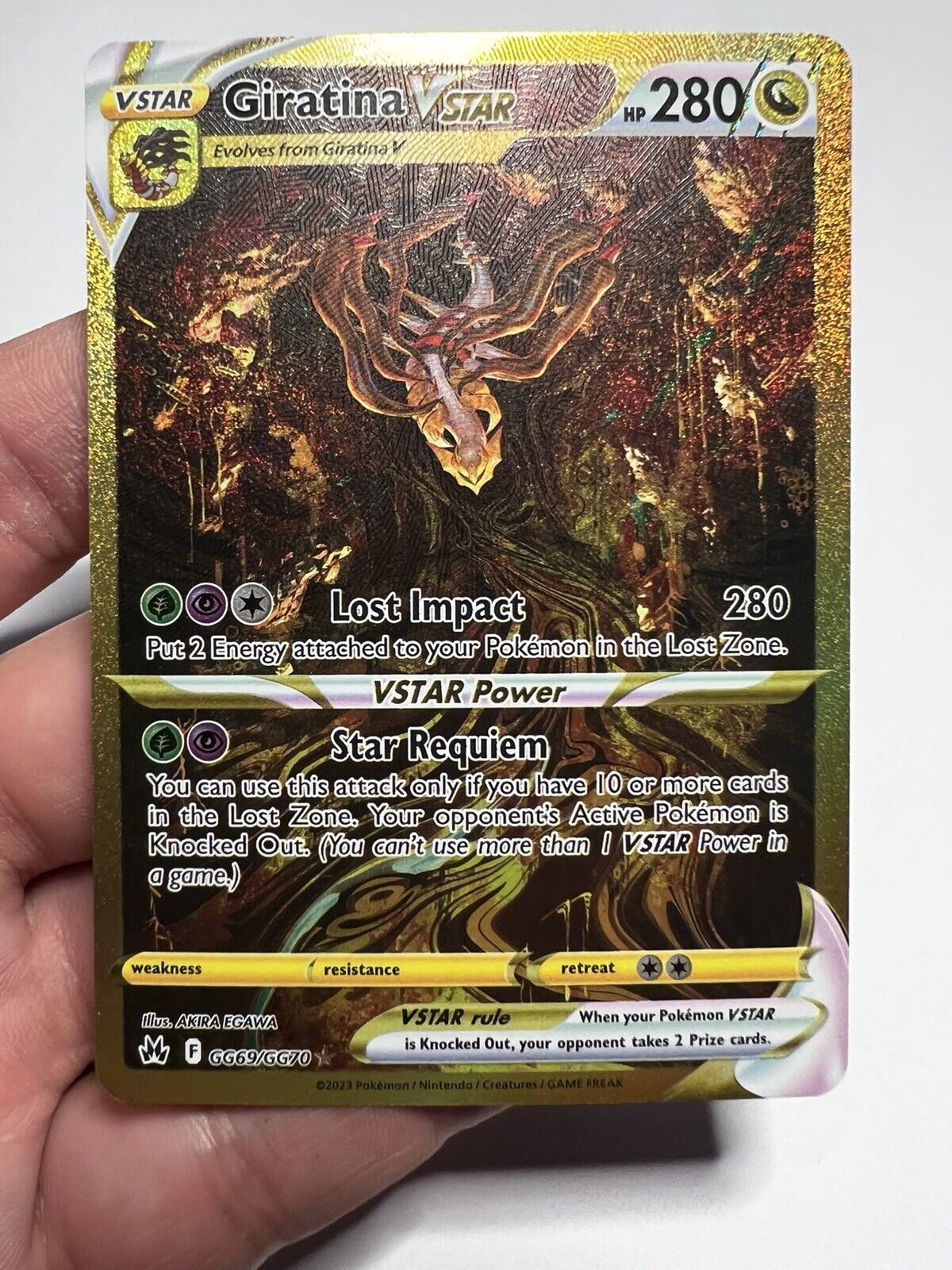 The Pokémon Company - Pokémon - Graded Card Giratina V-Astro Gold  Alterntive Art graded card - Catawiki