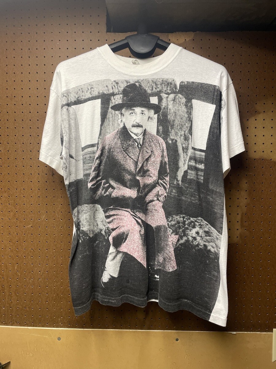 Vintage 90's Rare Albert Einstein Graphic Shirt Size Xl Vintage 90's Rare Albert Einstein Graphic Shirt Size Xl