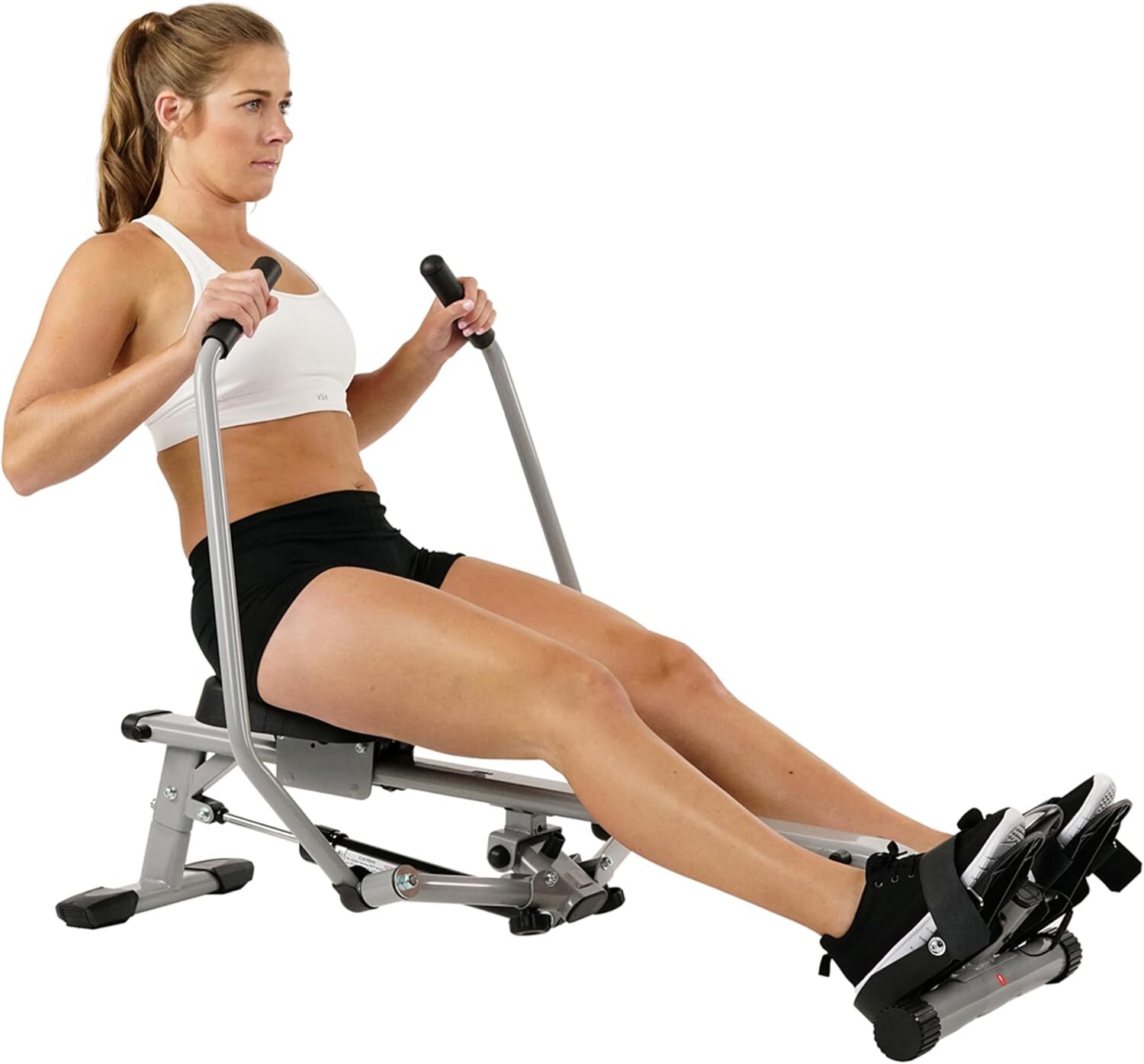 Compact Smart Rowing Machine for Full-Body Workout with 350 LB Capacity