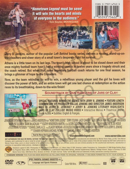 Hometown Legend (DVD, 2002) | Compra online en eBay
