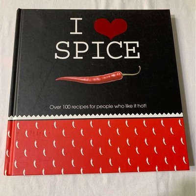 I Love Spice Cookbook - Red & Black Spicy Gift