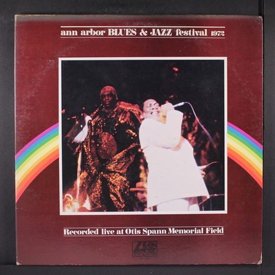 VARIOUS: ann arbor blues & jazz fest 1972 ATLANTIC 12'' 2x LP 33 RPM