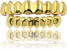 Grillz Teeth Men - Grills For Your Teeth 8 Top Bottom Set 18k Gold-plated ... Grillz Teeth Men - Grills For Your Teeth 8 Top Bottom Set 18k Gold-plated ...
