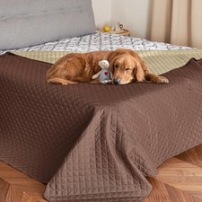 100 Waterproof Dog Bed Cover Reversible Leak Proof Couch Cover Washable Sofa...