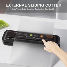 Powerful and Compact Vacuum Sealer Machine One-Touch Automatic Food Sealer