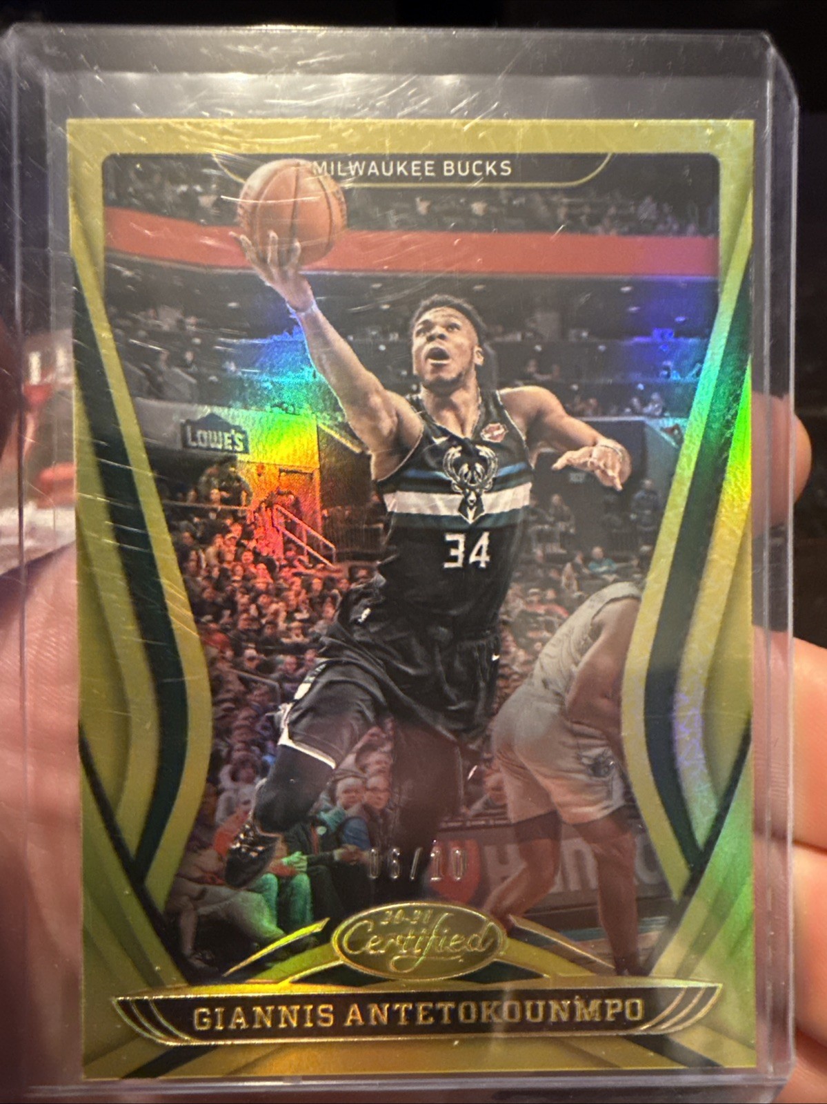2020-21 Panini Certified - Giannis Antetokounmpo #127 Mirror Orange /10