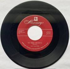 THE PLATTERS-MERCURY-THE GREAT PRETENDER-IM JUST A DANCING PARTNER-7" 1955 VG