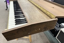 Camblalet N Electric Organ 49-Key Brown Wood Keyboard w/ Volume Control, Case