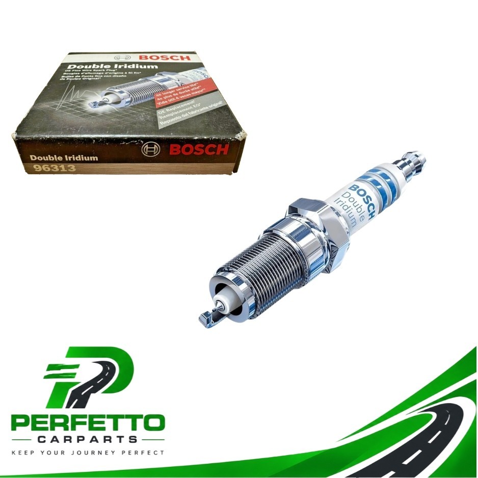 SET of 4 Bosch 96313 OE Fine Wire Double Iridium Spark Plug Fits to 22 Cadillac