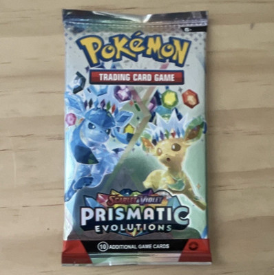 20 Packs Pokémon TCG Prismatic Evolutions Booster Pack 10 Karten 1 Pack