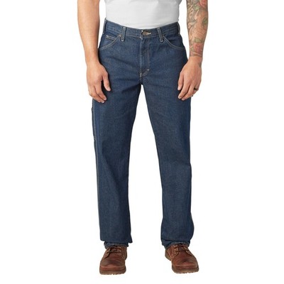 Dickies mens Relaxed Fit Carpenter jeans, Stone Washed, 30W x 32L US
