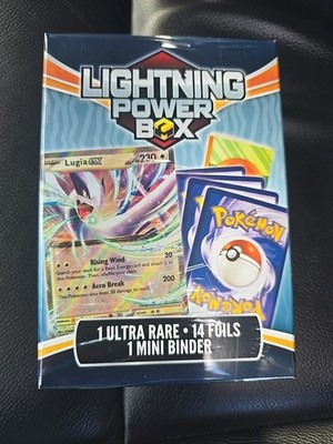 Pokémon Lightning Power Box Ultra Rare Foil Lugia Sprigatito Sealed 2026