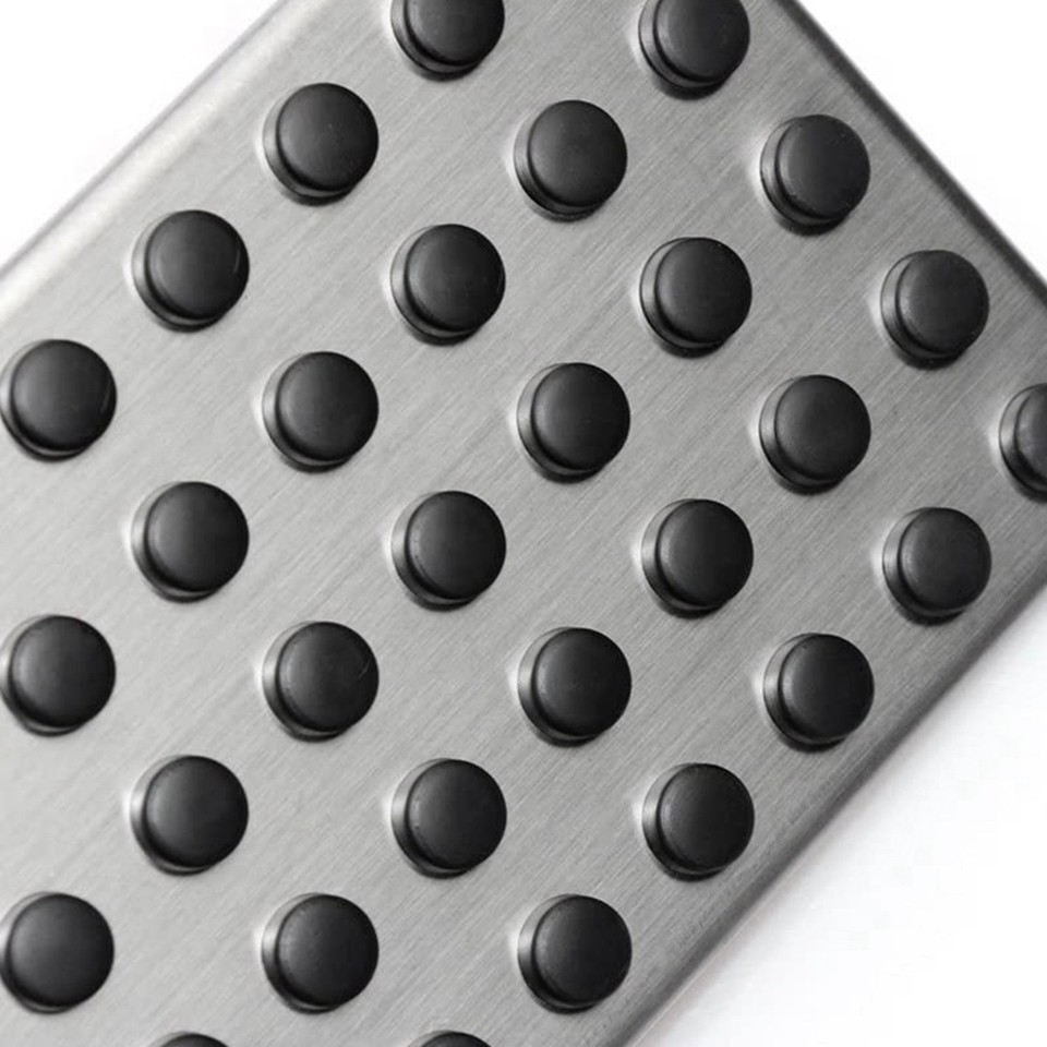 2X Steel Footrest Foot Rest Dead Pedal Pad Cover for C E S CLA3923 ...