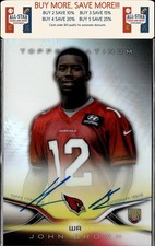 2014 Topps Platinum #70 John Brown Autographs Refractors Auto Arizona Cardinals