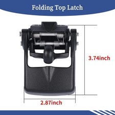 Oe 68391566ab Folding Soft Top Latch For Jeep Wrangler Jl Gladiator Jt 2018-2024