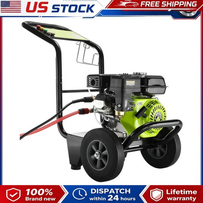 #ad 7HP Petrol Pressure Washer 5 Nozzles Gas Powered Washer 240Bar 212cc 3500PSI AU $266.41