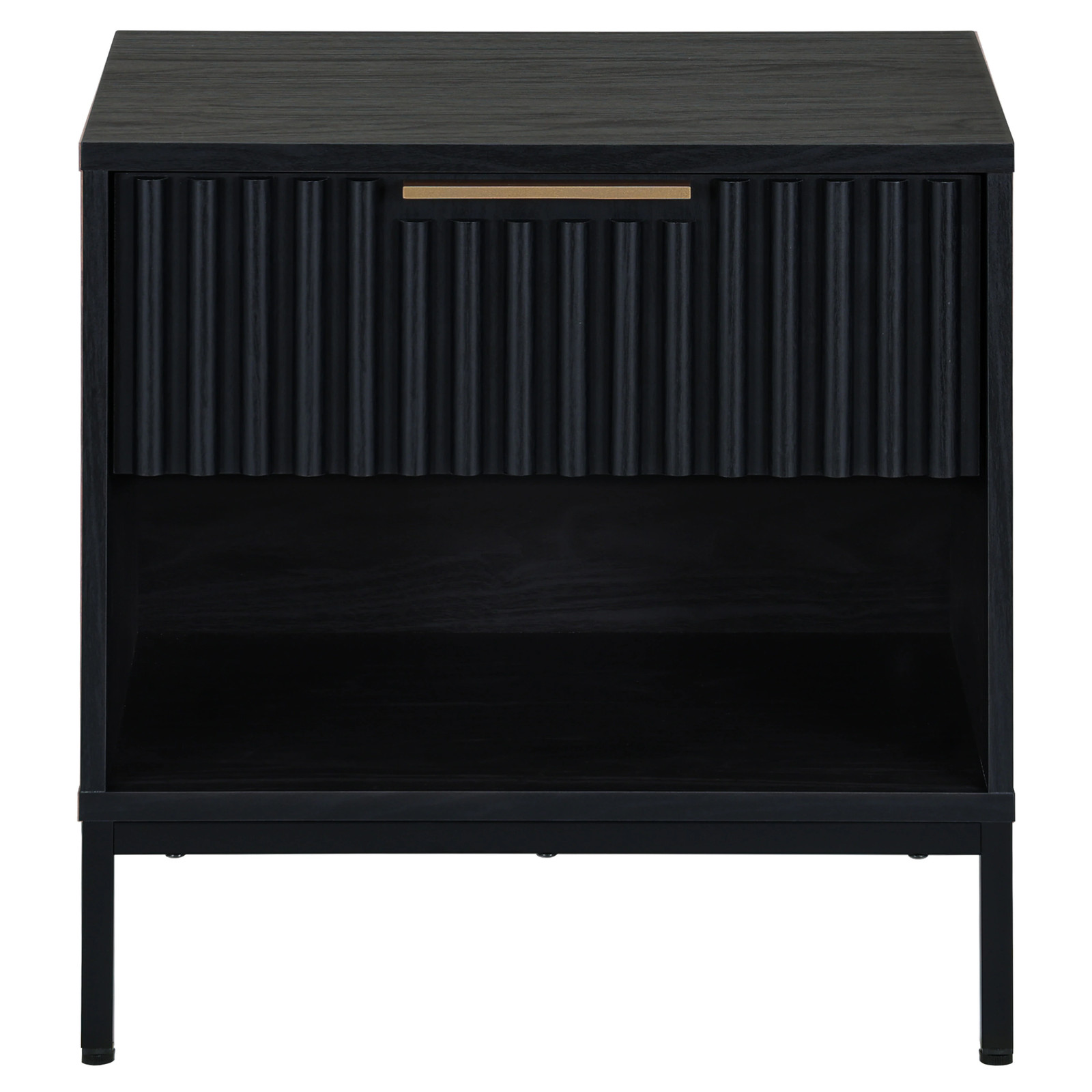 SAFAVIEH Lylia 1-Drawer Nightstand Table, Bedside Storage