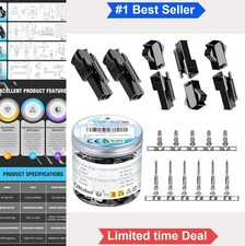 JST SM 2.5mm Pitch 2 Pin Connector Kit Male Female Housing Crimp Terminal Wire