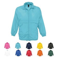 Leichte Herren Windjacke, Regenjacke, Wetterjacke, Surf Windbreaker, Promojacke