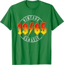 Vintage 1965 Classic Rock Legend 60 Year Old Birthday Unisex T-Shirt