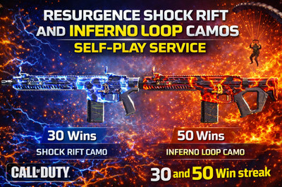  Call Of Duty Resurgence 30|50 Win Streak  Shock Rift and Inferno Loop Camos