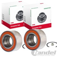2X Fag RADLAGER-SATZ Vorne Hinten Passend FÜR Alfa Romeo 145 146 155 Gtv Spider