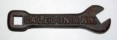 CALEDONIA N.Y. F. W MILLER Bean Harvester Farm Implement Wrench Tool Old Antique