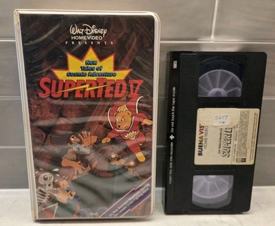 Walt Disney Home Video New Tales of Cosmic Adventure Superted V VHS 1985 TESTED