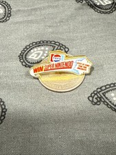 Vintage 1980's 1990's Nintendo Pepsi Win Super Nintendo Employee Pin NOS