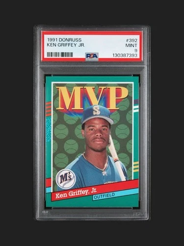 1991 Donruss Ken Griffey Jr #392 PSA 9 Seattle Mariners HOF