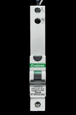 CRABTREE 32 AMP CURVE C 10kA 30mA RCBO TYP A 6FSR32/30C LOADSTAR