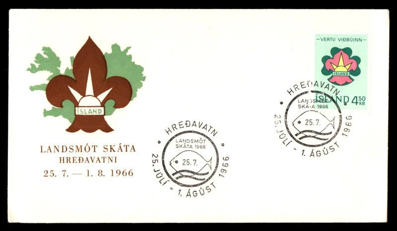 Mayfairstamps Iceland FDC 1986 Boy Scouts Symbol First Day Cover aaz_81907