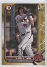 2022 Bowman Draft Gold 40/50 Andrew Pintar #BD-138 9b3