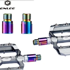 ENLEE Bicycle Pedal Adapter Extender Converter Fits  9/16 inch Bike Pedals MTB