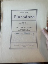 AA Leslie Stuart Musical Revue Sheet Music FLORADORA The Shade Of The Palm