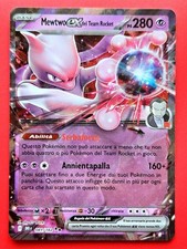 Carta Pokemon Mewtwo ex del Team Rocket - Rivali Predestinati 081/182 Italiano