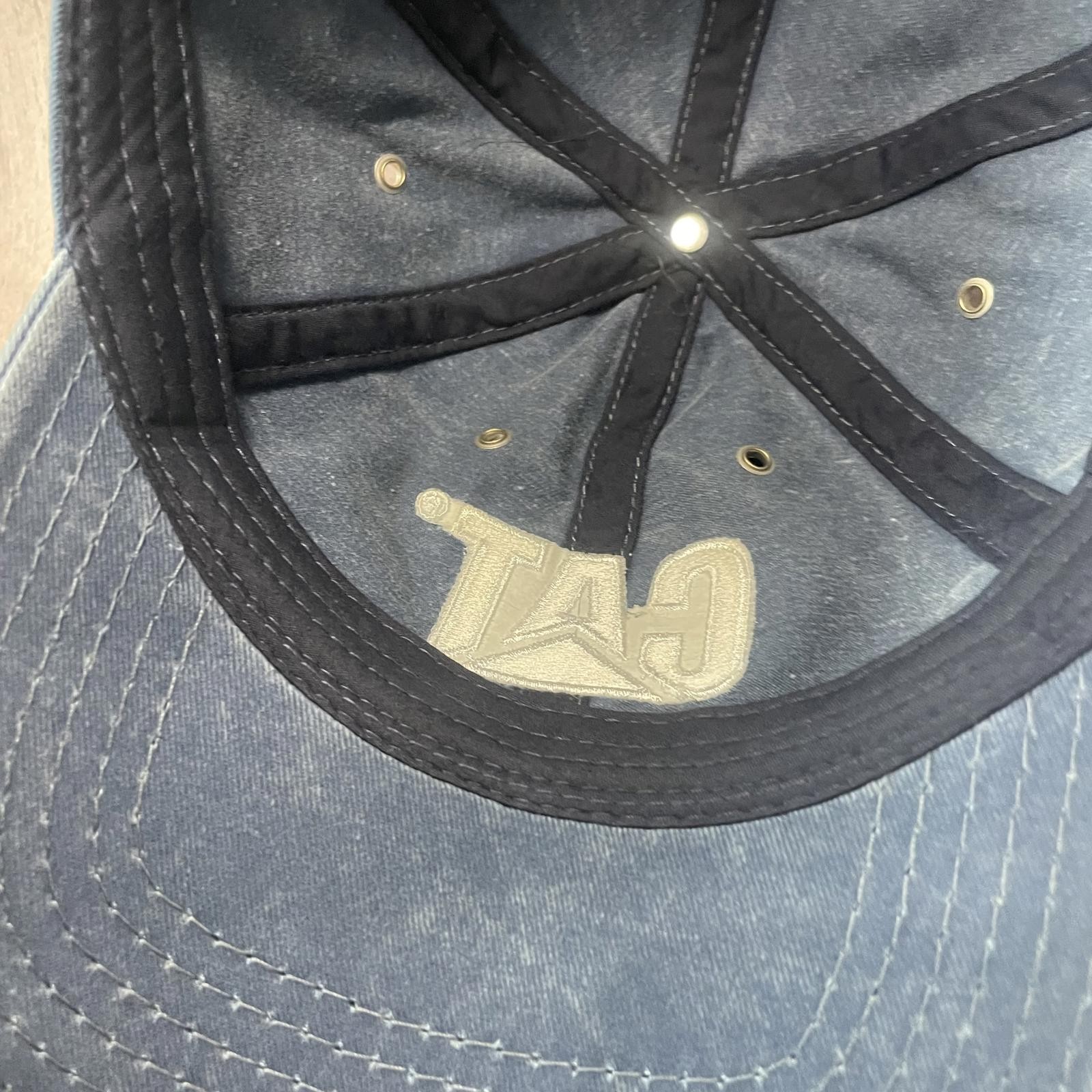 CAT Caterpillar Baseball Hat Adjustable Strap Bac… - image 8