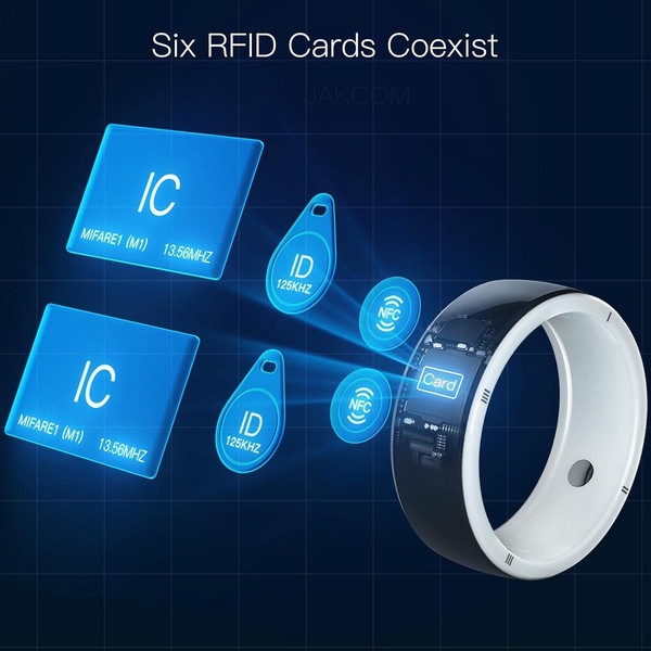 Alternate view of Smart Ring Medium Rfid Device Nfc 125khz 13.56mhz Ic/id Rewritable 128gb Shar