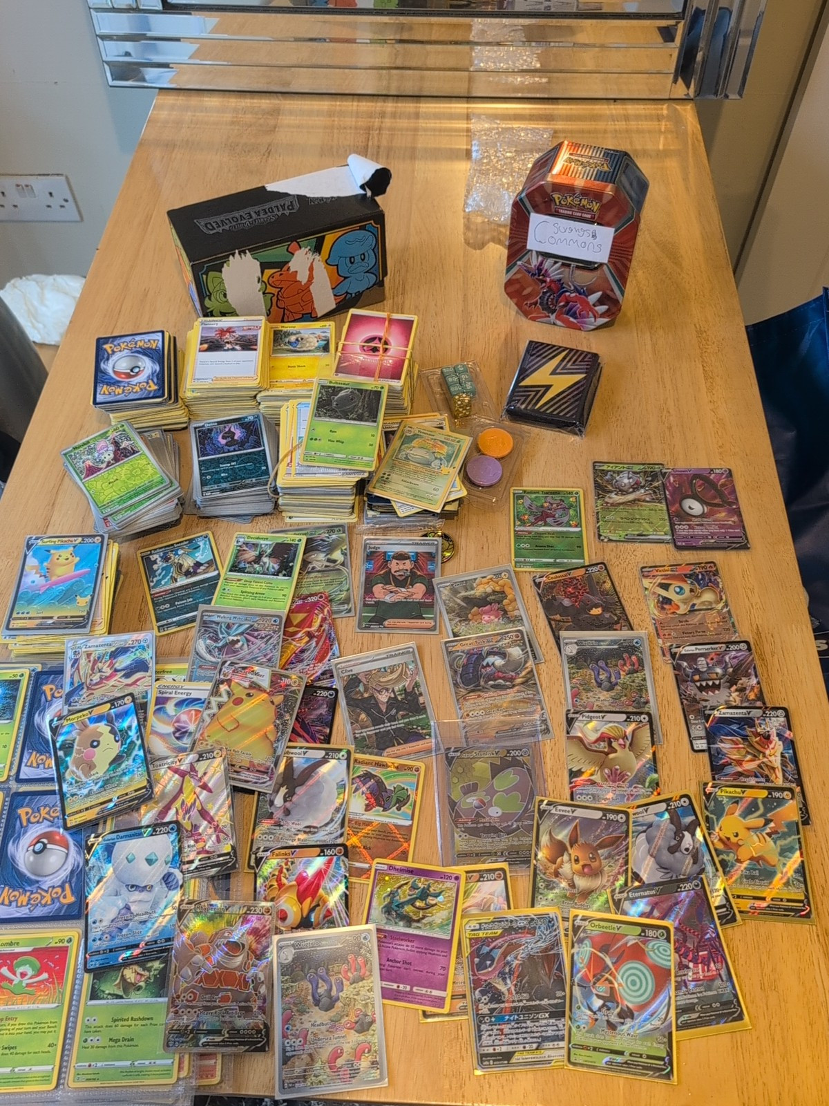 Pokemon Cards Job Lot Bundle 5 TG V Ex