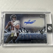 2024 Topps Midnight MICHAEL PRATT RC Rookie Auto Winter Solstice /35