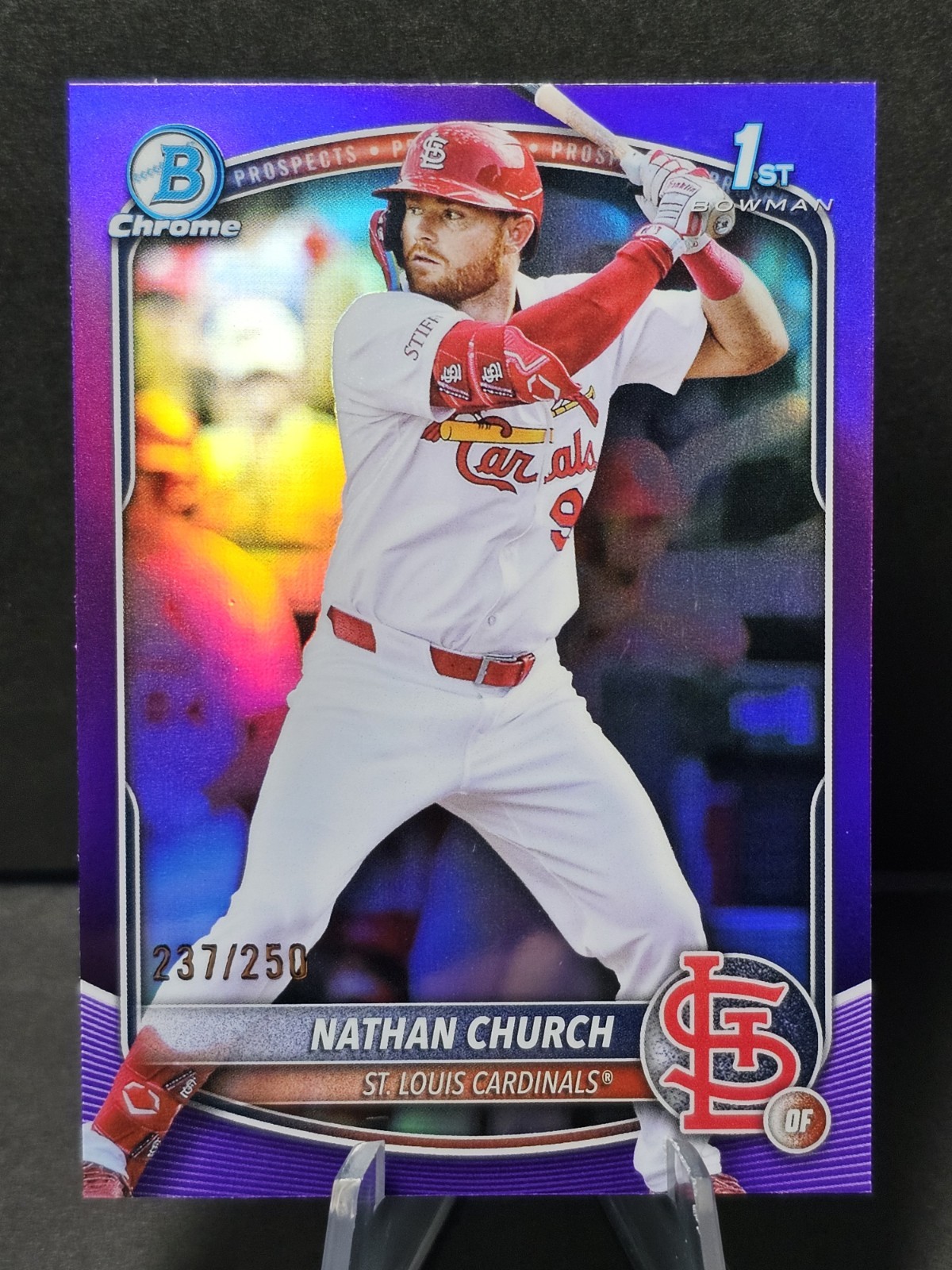 2025 Bowman Chrome Nathan Church #BCP-192 1st Bowman Purple Refractor /250